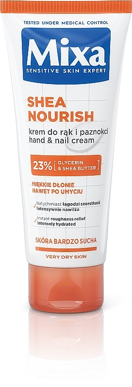 Krem do rąk Intensywne odżywienie - Mixa Intensive Care Dry Skin Hand Cream Intense Nourishment