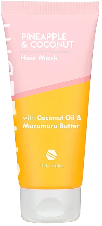 Maska do włosów z olejem kokosowym i masłem murumuru - Styledry Pineapple & Coconut Hair Mask — Zdjęcie N1