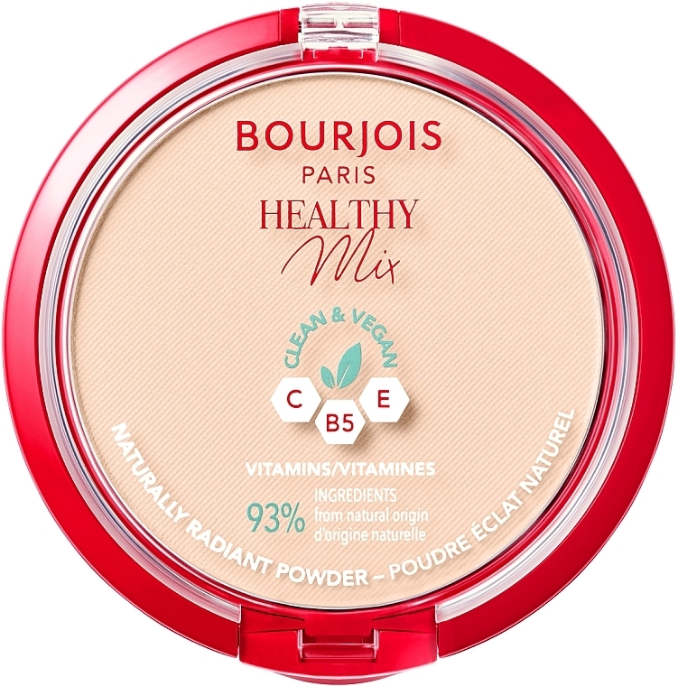 Kompaktowy puder do twarzy - Bourjois Healthy Mix Clean & Vegan Powder