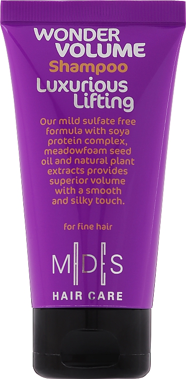 Szampon zwiększający objętość włosów - Mades Cosmetics Wonder Volume Luxurious Lifting Shampoo — Zdjęcie N1