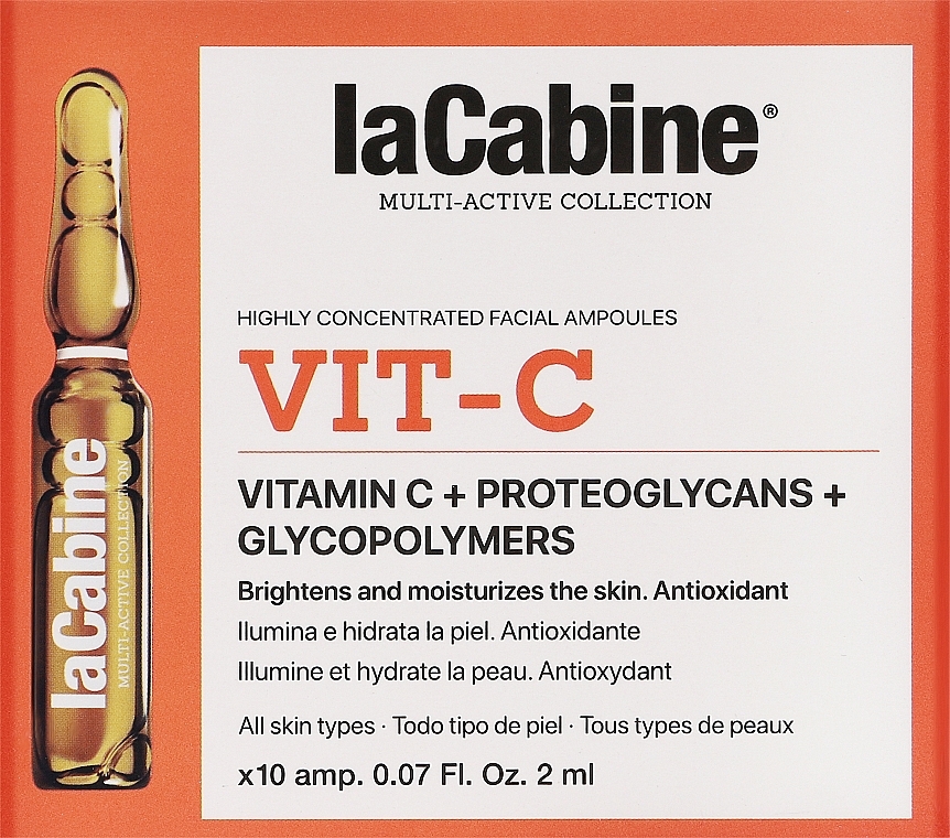 Ampułki do pielęgnacji twarzy z witaminą C - La Cabine Vitamin C Ampoules — Zdjęcie N2