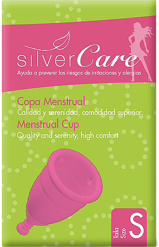 Kubeczek menstruacyjny, rozmiar S - Silver Care — Zdjęcie N1