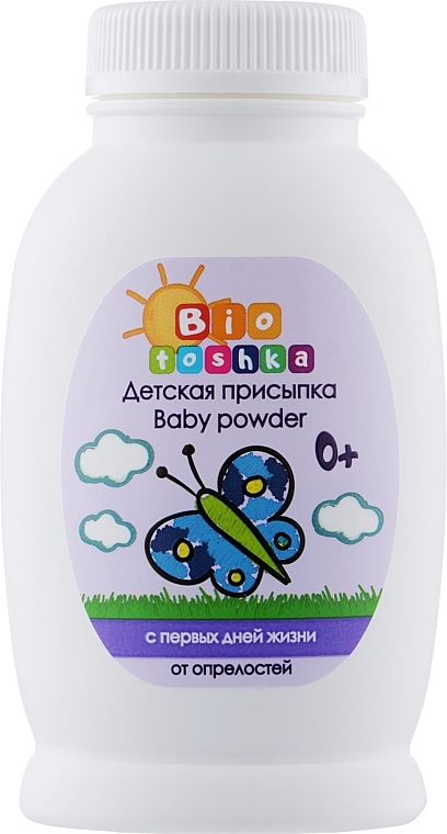 Puder dla niemowląt na odparzenia pieluszkowe - Bioton Cosmetics Biotoshka Baby Powder — Zdjęcie N1