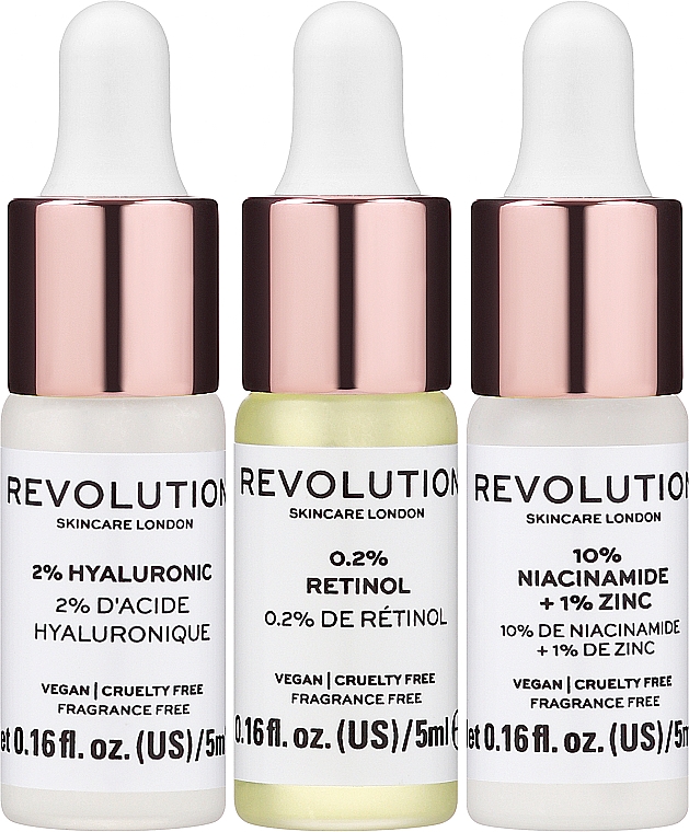 Zestaw startowy do twarzy - Revolution Skincare Starter Pack Never Basic (ser 3 x 5 ml) — Zdjęcie N2
