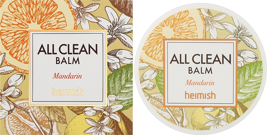 Oczyszczający balsam do demakijażu z mandarynką - Heimish All Clean Balm Mandarin — Zdjęcie N2