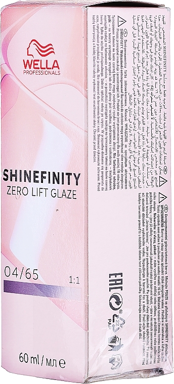 PRZECENA! Farba do włosów - Wella Professional Shinefinity Zero Lift Glaze * — Zdjęcie N1
