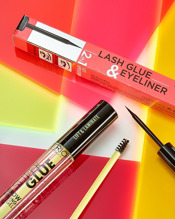 Eyeliner i klej do sztucznych rzęs - Catrice Liquid Eyeliner & False Eyelash Glue  — Zdjęcie N6
