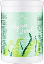 Kup Odżywcza maska ​​do włosów z proteinami roślinnymi i olejkiem z awokado - Kallos Cosmetics KJMN Vegan Soul Nourishing Hair Mask