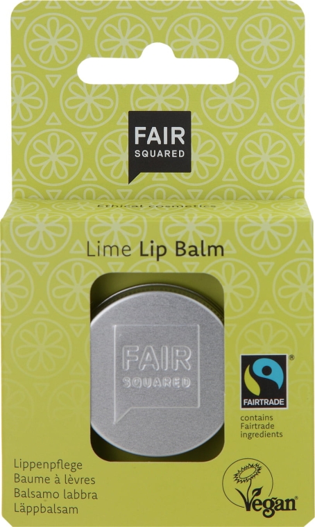 Balsam do ust Limonka - Fair Squared Lip Balm Lime — Zdjęcie N1