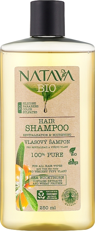 Szampon do włosów z rokitnikiem - Natava — Zdjęcie N1