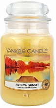 Świeca zapachowa w słoiku - Yankee Candle Autumn Sunset  — Zdjęcie N1