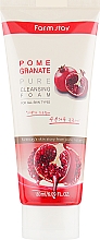 Pianka do mycia twarzy z ekstraktem z granatu - Farmstay Pomegranate Pure Cleansing Foam  — Zdjęcie N2