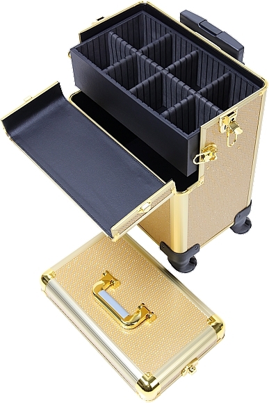 Kasetka na kosmetyki, złota - Inglot Makeup Case KC-TR002 — Zdjęcie N3