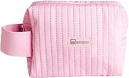 Kosmetyczka 17x18x6,5 cm, różowa - Idc Institute Handle Travel Bag  — Zdjęcie N1