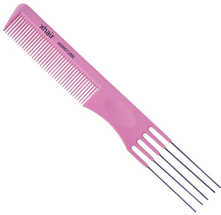Grzebień do włosów, różowy - Xhair 128 — Zdjęcie N1