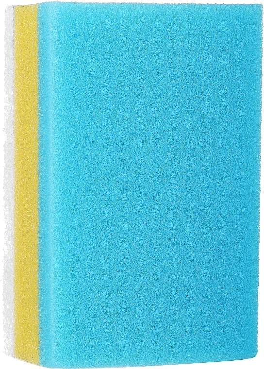 Prostokątna gąbka, biało-żółto-niebieska - Ewimark — Zdjęcie N1