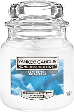 Świeca zapachowa w słoiku - Yankee Candle Home Inspiration Soft Cotton — Zdjęcie N1