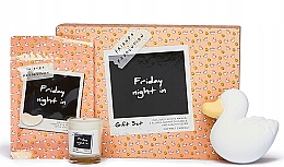 Zestaw - Makeup Revolution Friday Night In Gift Set (candle/1pcs + f/fizzer/1pcs + patch/30pcs) — Zdjęcie N1