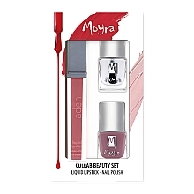 Kup Zestaw - Moyra Collab Beauty Set Nailpolish & Aden Liquid Lipstick