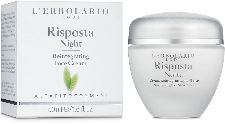 Intensywny krem do twarzy na noc - L'Erbolario Crema Risposta Notte — Zdjęcie N1