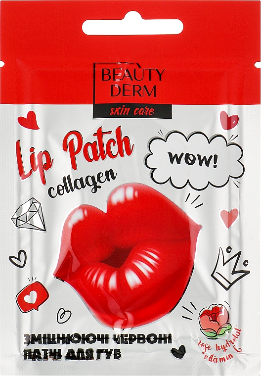 Kolagenowe plastry do ust - Beauty Derm Lip Patch Collagen