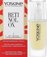 Skoncentrowane serum redukujące głębokie zmarszczki i przebarwienia - Yoskine Retinolox SRT-0,3% Concentrated Serum — Zdjęcie N2