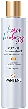 Szampon do włosów zniszczonych - Pantene Pro-V Hair Biology Cleanse & Reconstruct Shampoo — Zdjęcie N1