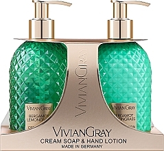 Kup Zestaw - Vivian Gray Bergamot & Lemongras (h/soap/300ml + h/lot/300ml)