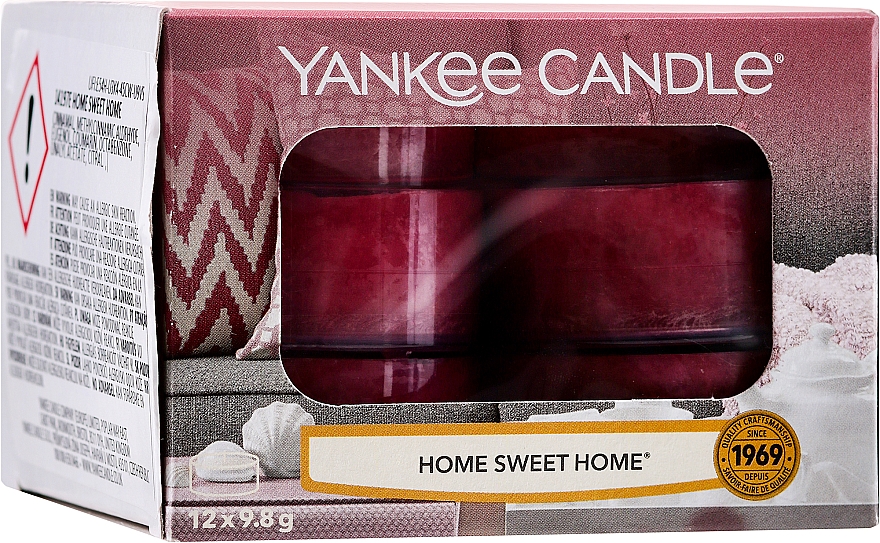 Podgrzewacze zapachowe tealight - Yankee Candle Scented Tea Light Home Sweet Home — Zdjęcie N1