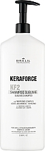 Prostujący szampon termoochronny do włosów - Brelil Shampoo Sublime Keraforce Kf2 — Zdjęcie N2