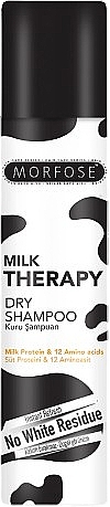 Suchy szampon do włosów Mleczny - Morfose Milk Therapy Dry Shampoo — Zdjęcie N1