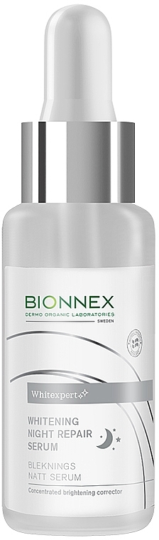Serum do twarzy na noc - Bionnex Whitexpert Whitening Concentrated Serum  — Zdjęcie N2