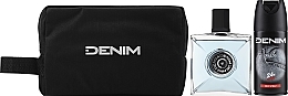 Denim Black - Zestaw (ash/lot 100 ml + deo/spray 150 ml + bag) — Zdjęcie N2