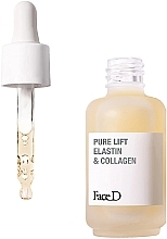 Restrukturyzujące serum przeciwstarzeniowe - FaceD Pure Lift Elastin & Collagen — Zdjęcie N1