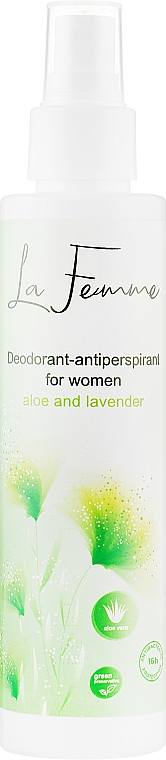 Dezodorant-antyperspirant dla kobiet z aloesem i lawendą - J’erelia LaFemme Deodornt-Antiperspirant For Women