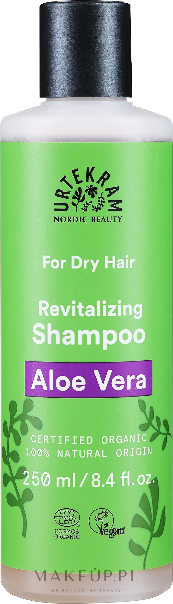 BIO szampon do włosów suchych Aloes - Urtekram Aloe Vera Shampoo Dry Hair — Zdjęcie 250 ml