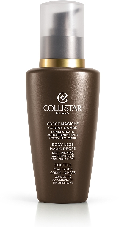 PRZECENA! Emulsja samoopalająca do ciała i nóg - Collistar Magic Drops for Body & Legs Self Tanning Concentrate * — Zdjęcie N2