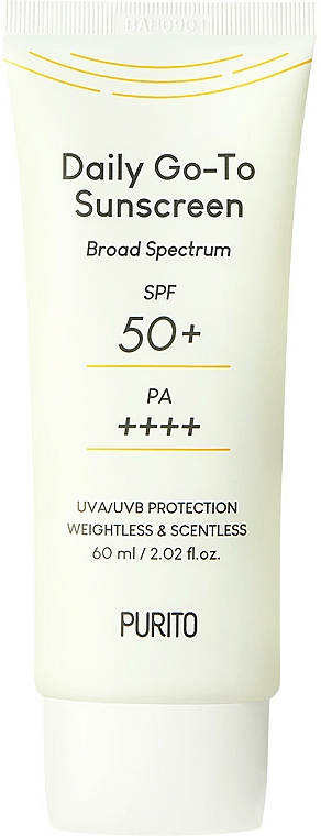 Przeciwsłoneczny krem do twarzy SPF 50+ - Purito Daily Go-To Sunscreen SPF50+/PA++++