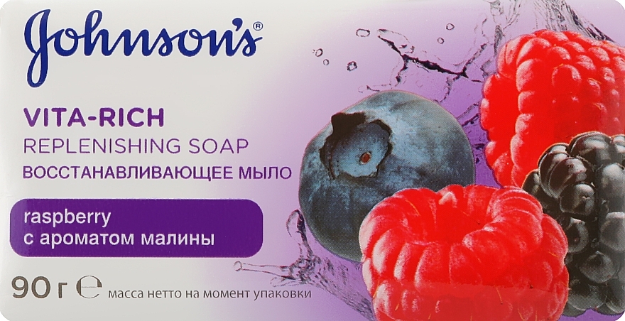 Malinowe mydło kosmetyczne - Johnson’s® Body Care Vita-Rich Soap