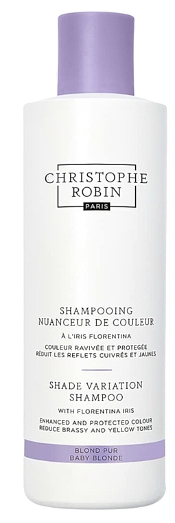 Szampon do włosów z irysem florenckim - Christophe Robin Shade Variation Shampoo Blond Pur Baby Blonde  — Zdjęcie N1