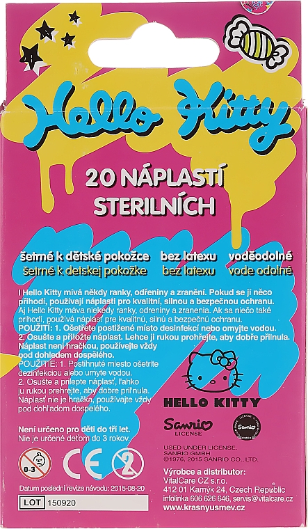 Ochronne plastry dla dzieci - VitalCare Hello Kitty — Zdjęcie N6