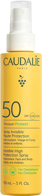 Spray do opalania twarzy i ciała - Caudalie Vinosun Protect Spray Invisible SPF50 — Zdjęcie N1