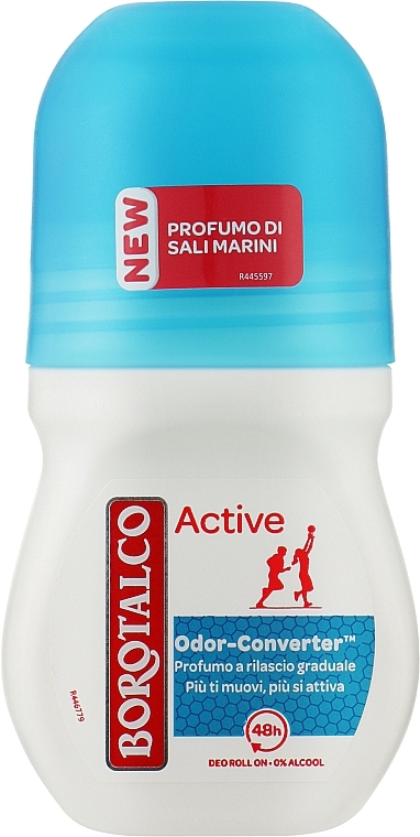 Dezodorant w kulce - Borotalco Active Odor-Converter — Zdjęcie N1