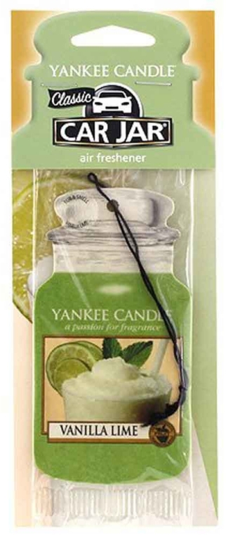 Zapach do samochodu - Yankee Candle Car Jar Vanilla Lime — Zdjęcie N1