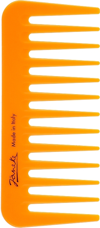 Grzebień do włosów, pomarańczowy - Janeke Supercomb Small