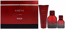 Tumi Kinetic - Zestaw (edp/100ml + edp/30ml + sh/gel/200ml) — Zdjęcie N1