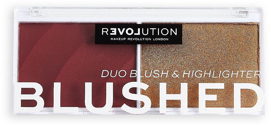 Paleta do makijażu - Relove By Revolution Colour Play Blushed Duo — Zdjęcie N1