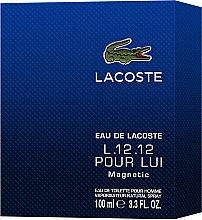 Lacoste Eau de L.12.12 Pour Lui Magnetic - Woda toaletowa — Zdjęcie N3