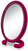 Kup Lusterko kosmetyczne 9510, owalne, dwustronne, 22,5 cm, czerwone - Donegal Mirror