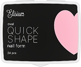 Kup Mini-owalna forma do paznokci - Elisium Quick Shape Nail Form Mini Oval